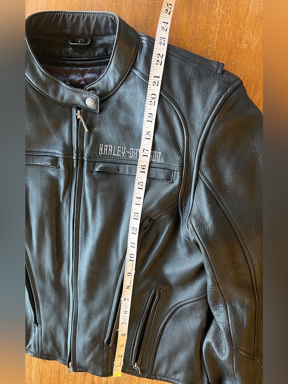 Harley-Davidson Women's Leather Motorcycle Jacket Size L 97146-07VW - Picture 8 of 14